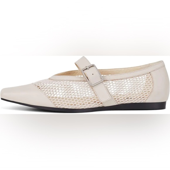 Vagabond Shoemakers Wioletta Mesh Ballet Flat Off White - Picture 4 of 11